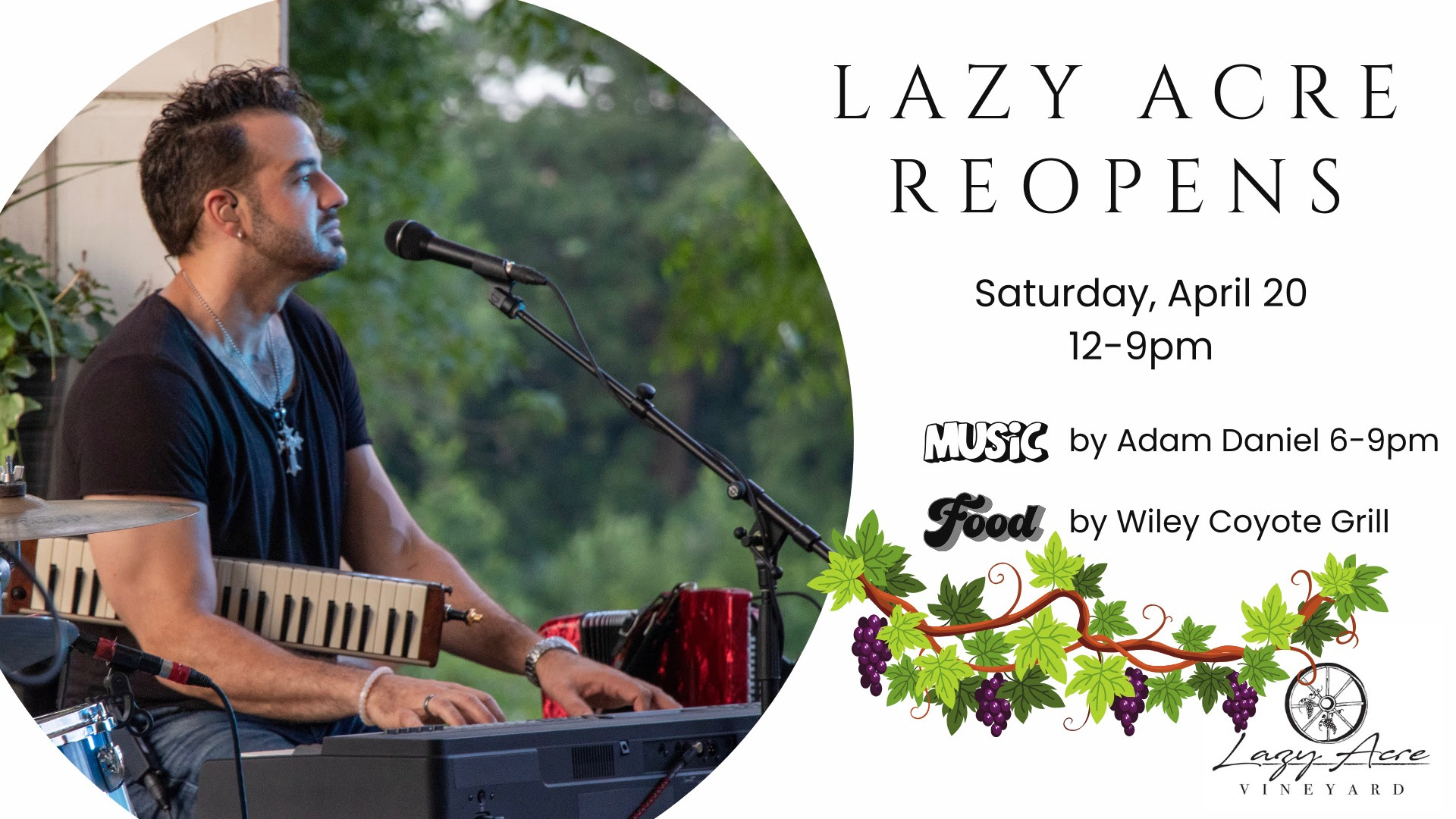 Lazy Acre Winery Reopening Photo - Click Here to See